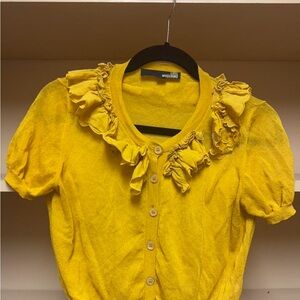 Love Moschino Bright Yellow Knitwear